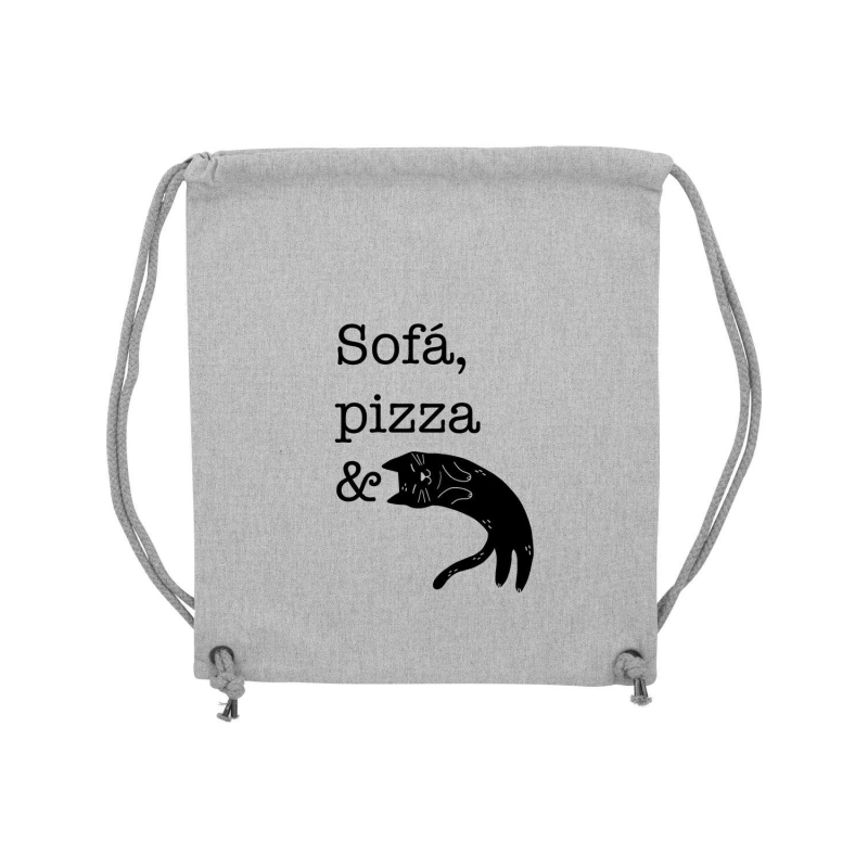 Sofá, pizza & gates